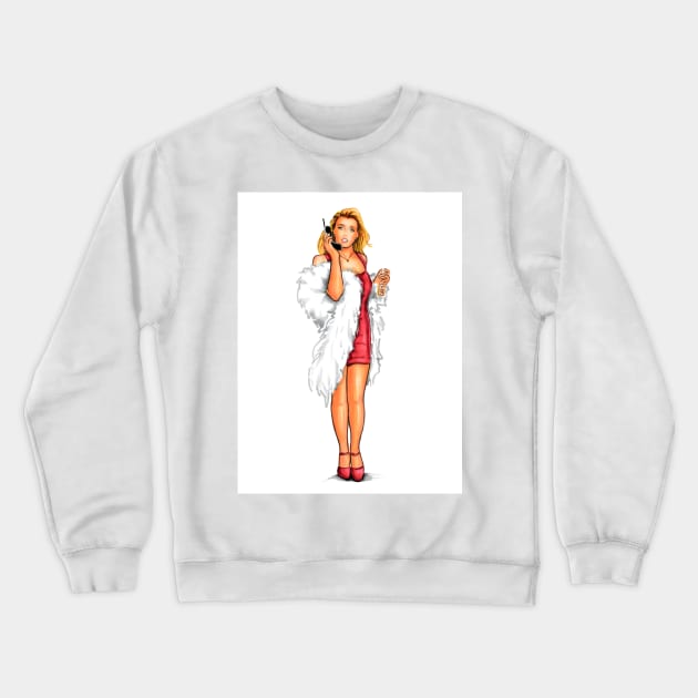 Alicia Silverstone Crewneck Sweatshirt by Svetlana Pelin